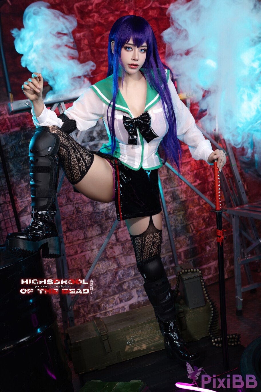 Coser Byoru Saeko Busujima PixiBB.COM 045