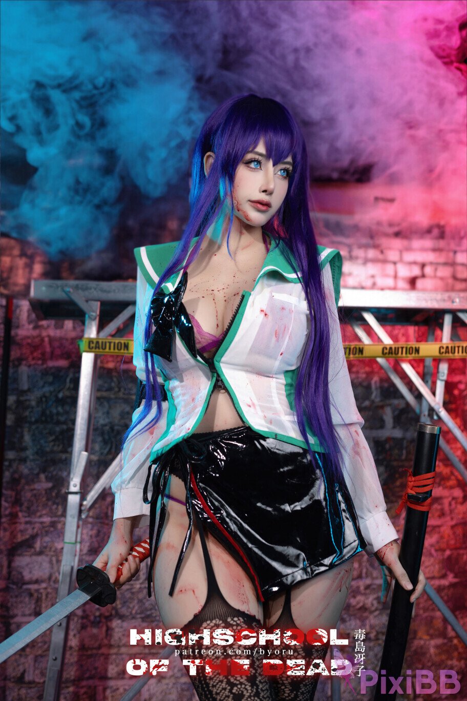 Coser Byoru Saeko Busujima PixiBB.COM 047