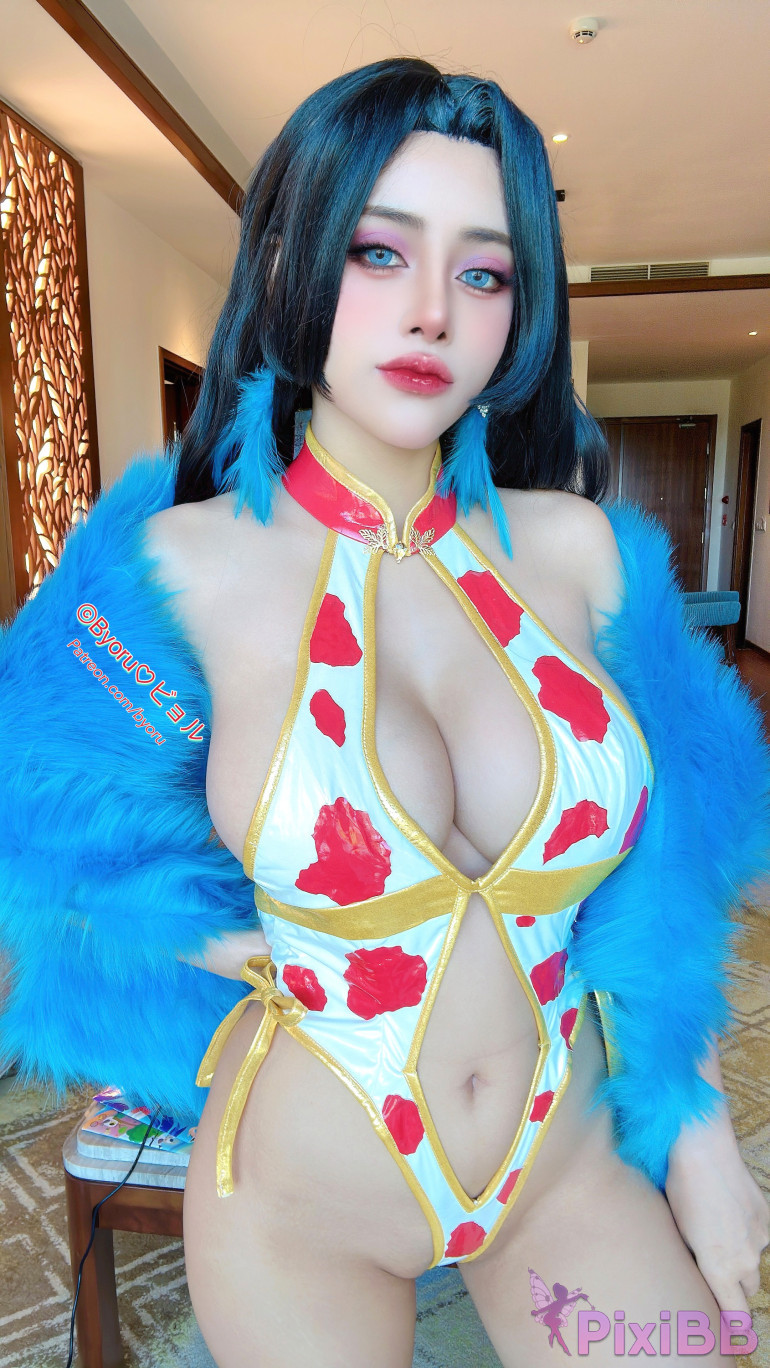 Coser Byoru Boa Hancock Salome Swimsuit PixiBB.COM 021