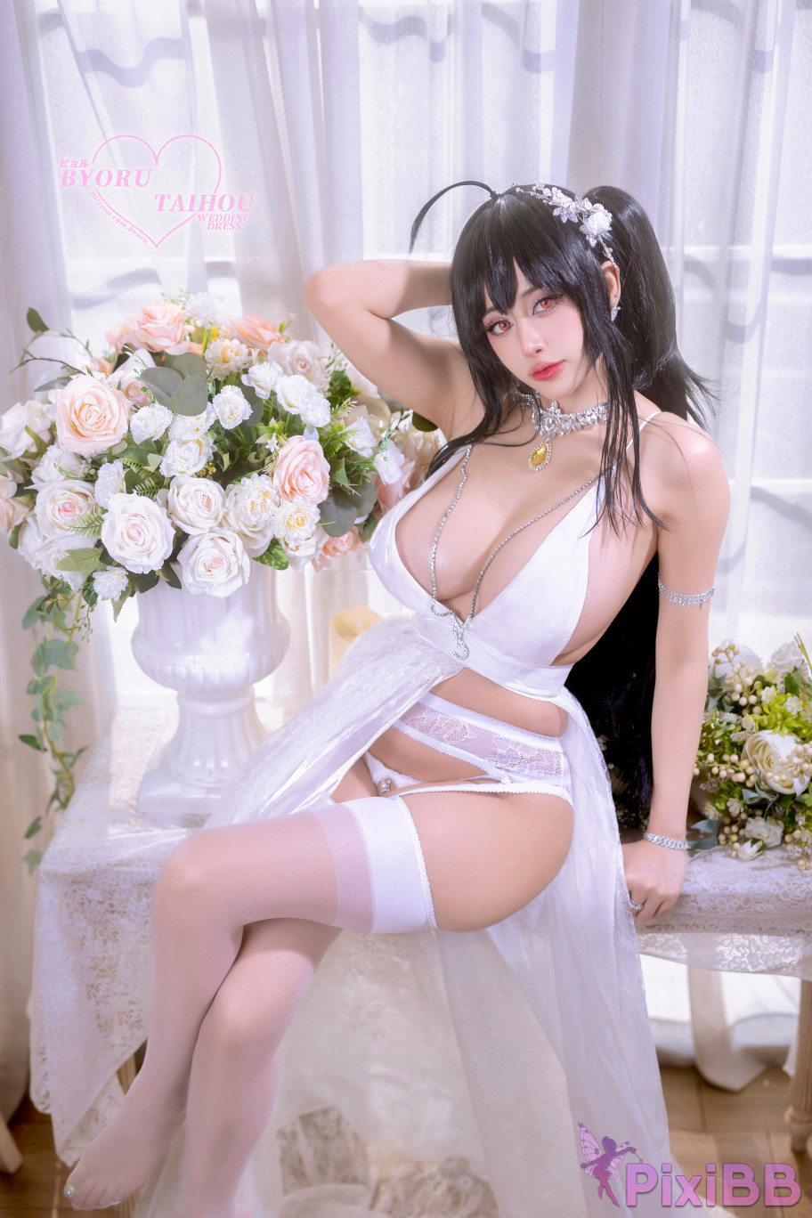 Coser Byoru Taihou Wedding Dress PixiBB.COM 005