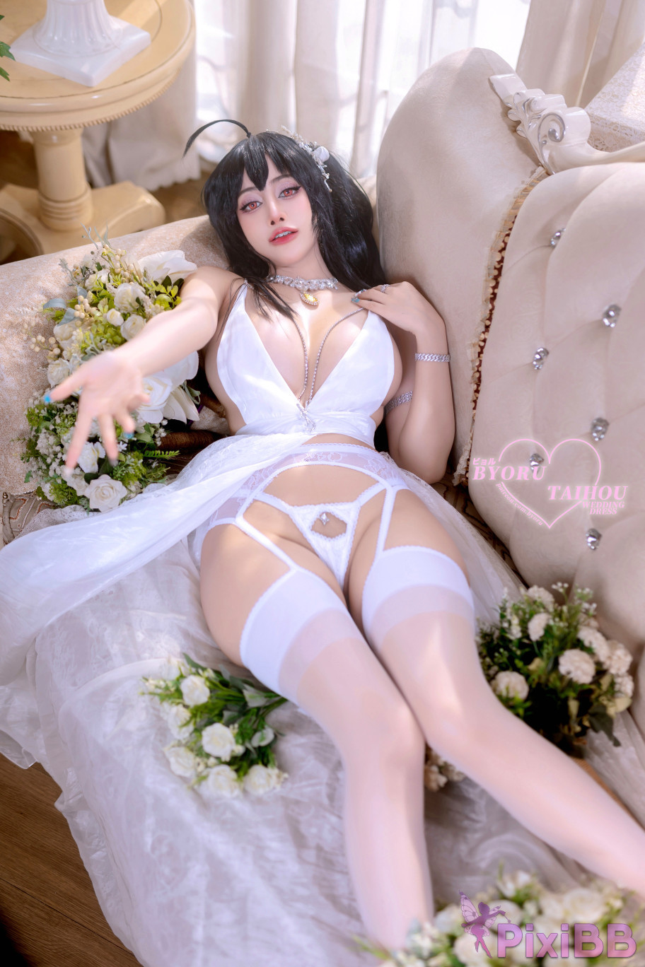 Coser Byoru Taihou Wedding Dress PixiBB.COM 011