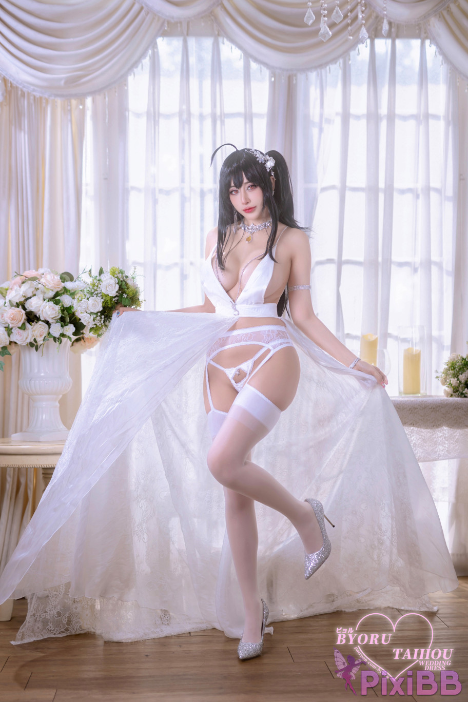Coser Byoru Taihou Wedding Dress PixiBB.COM 012