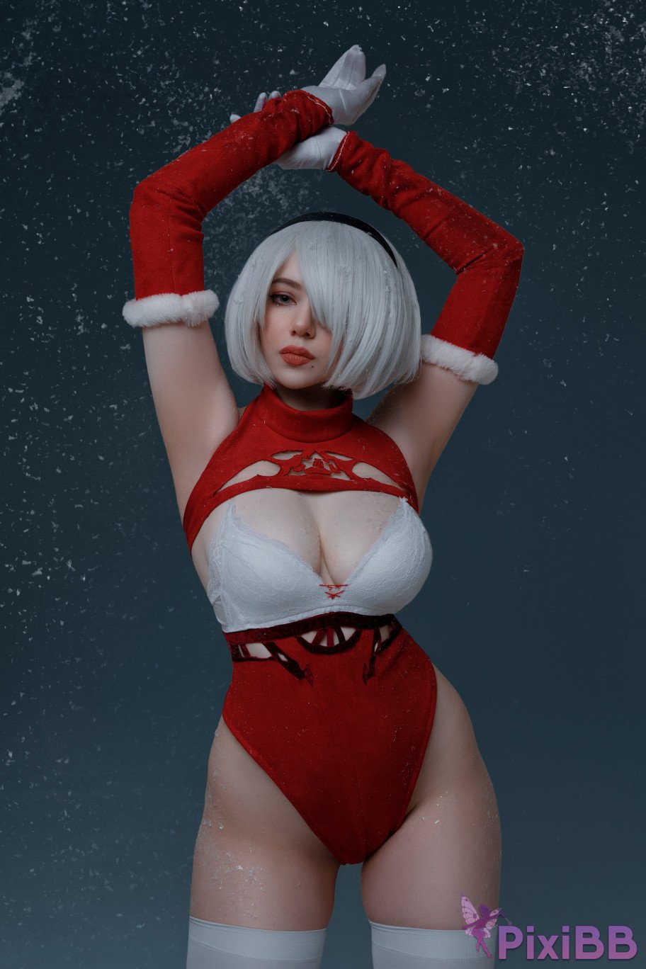 Alina Becker 2B Christmas Nier Automata PixiBB.COM 011