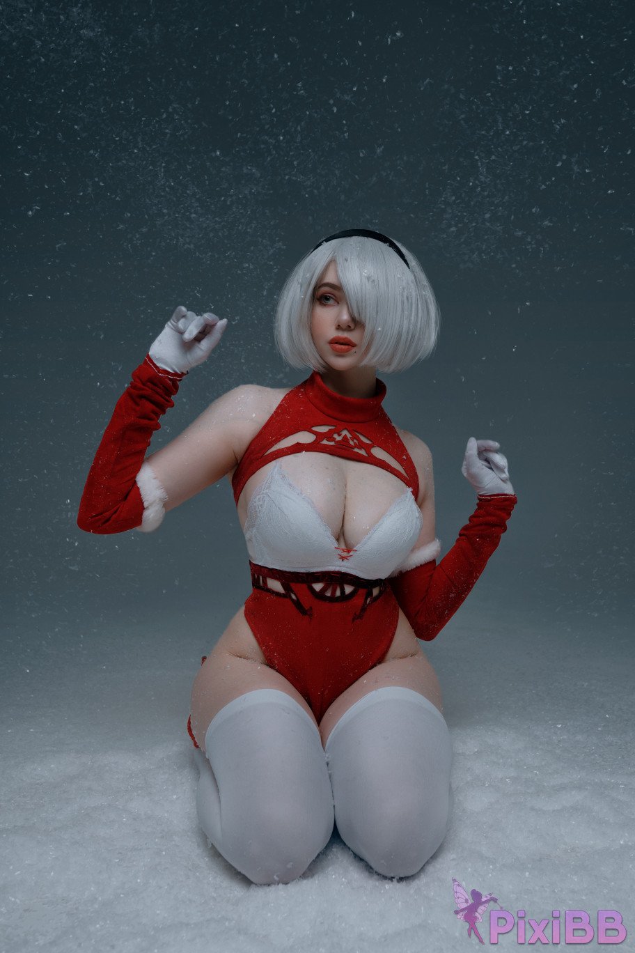 Alina Becker 2B Christmas Nier Automata PixiBB.COM 014