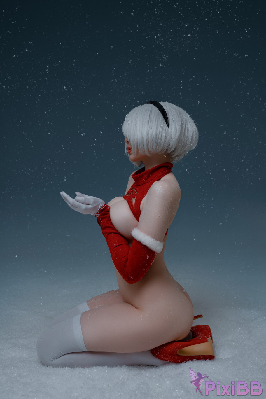 Alina Becker 2B Christmas Nier Automata PixiBB.COM 026