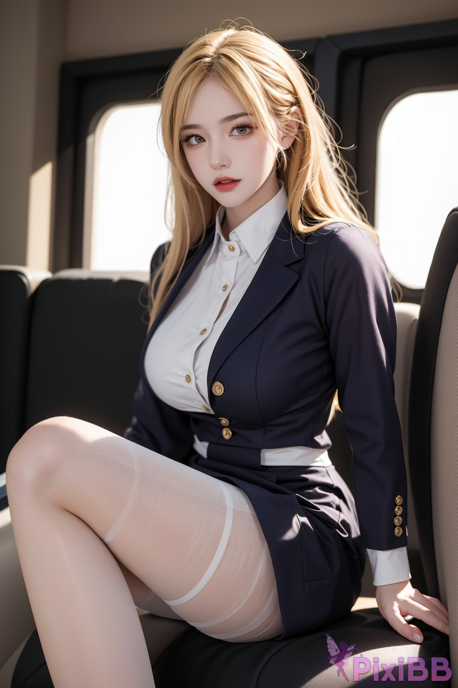 The secret of a Stewardess Vol 9 Sexy Girls Realistic Photos PixiBB.COM 013