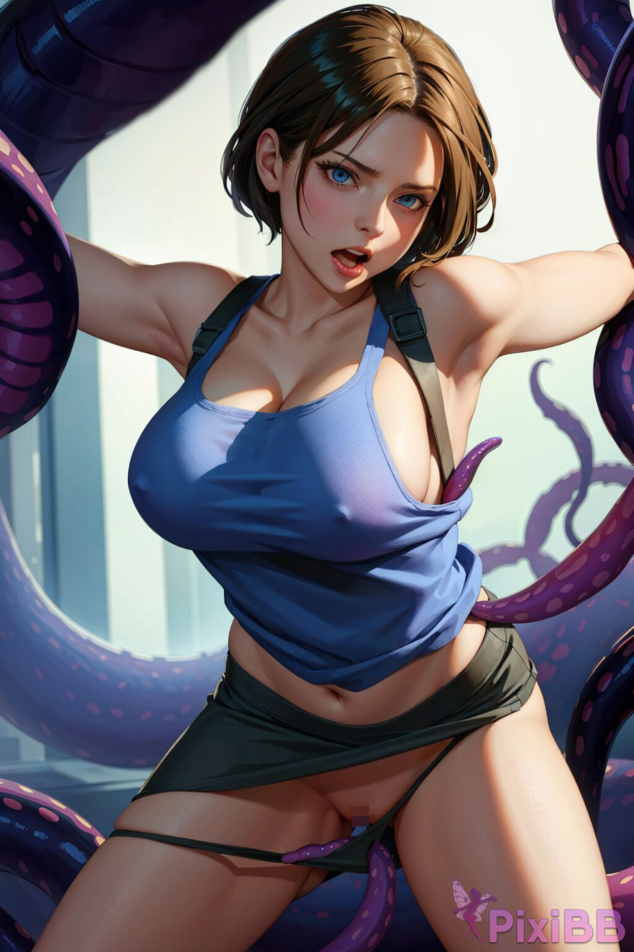 Jill Valentine Resident Evil Sexy Anime Girl PixiBB.COM 005