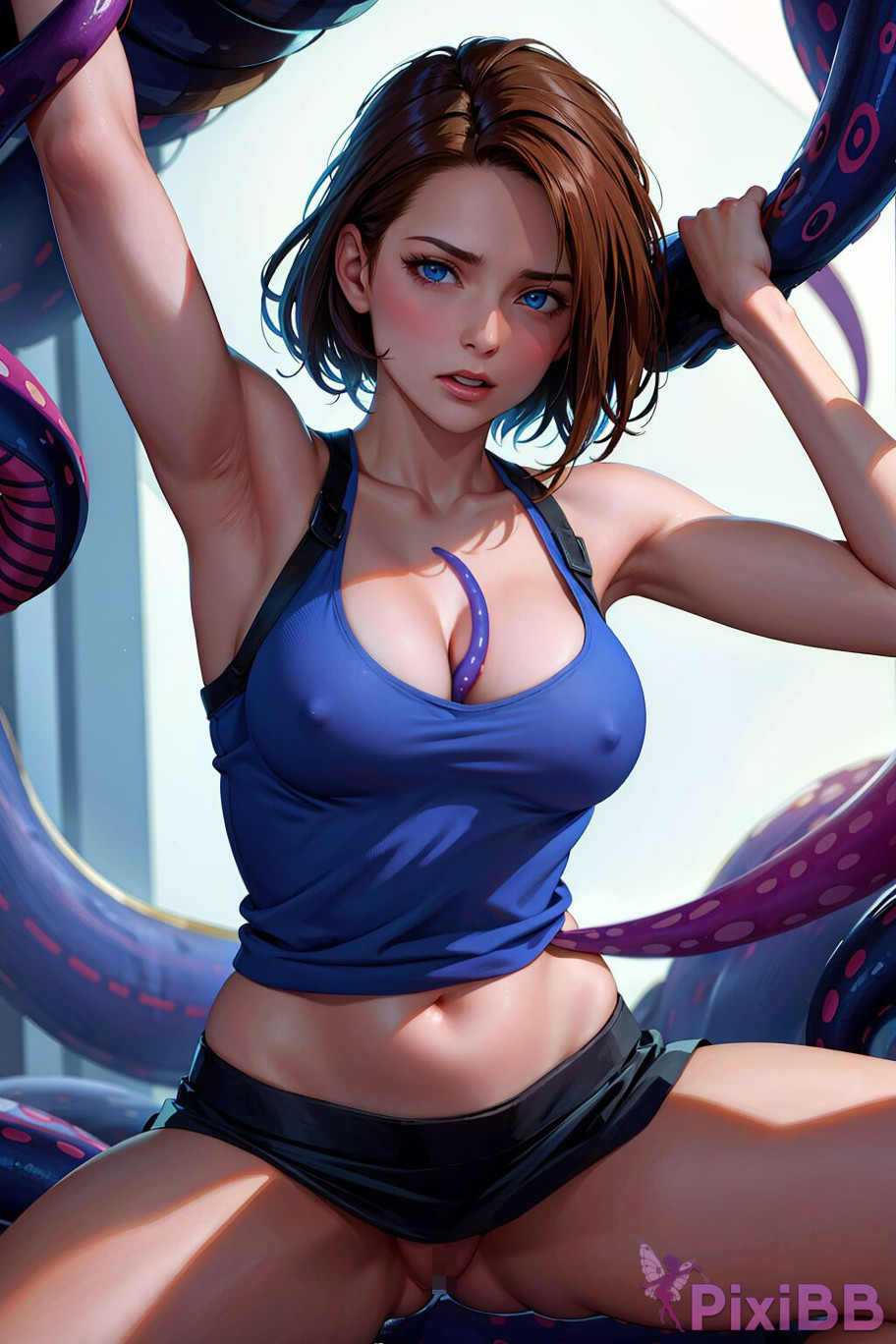 Jill Valentine Resident Evil Sexy Anime Girl PixiBB.COM 006