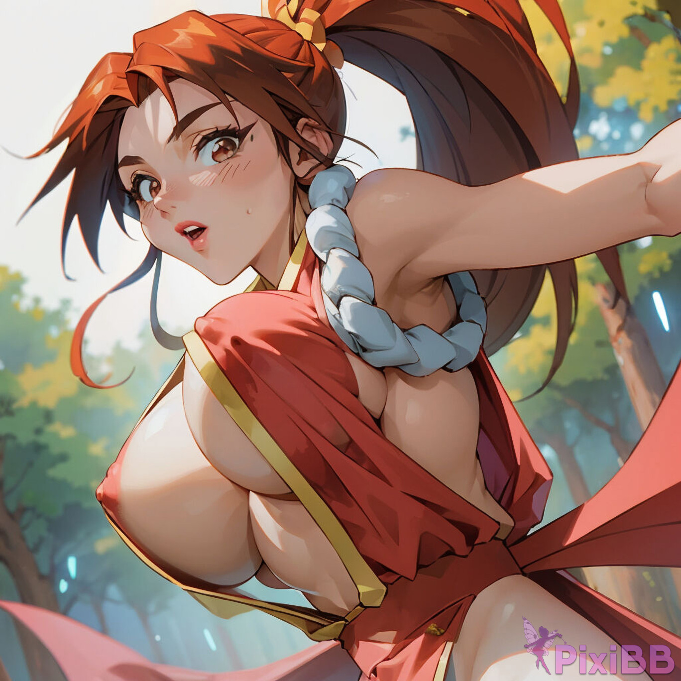 Mai Shiranui Bathing The King of Fighters Sexy Anime Girl PixiBB.COM 0118