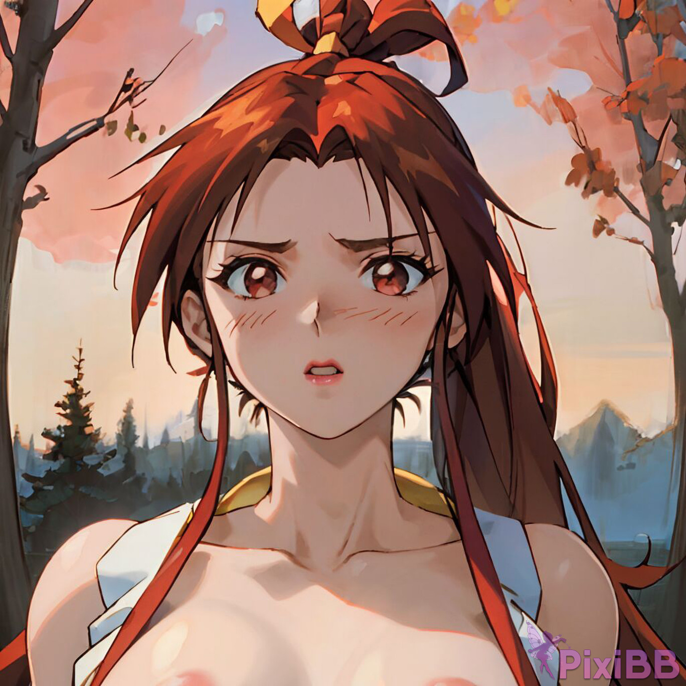 Mai Shiranui Bathing The King of Fighters Sexy Anime Girl PixiBB.COM 0119