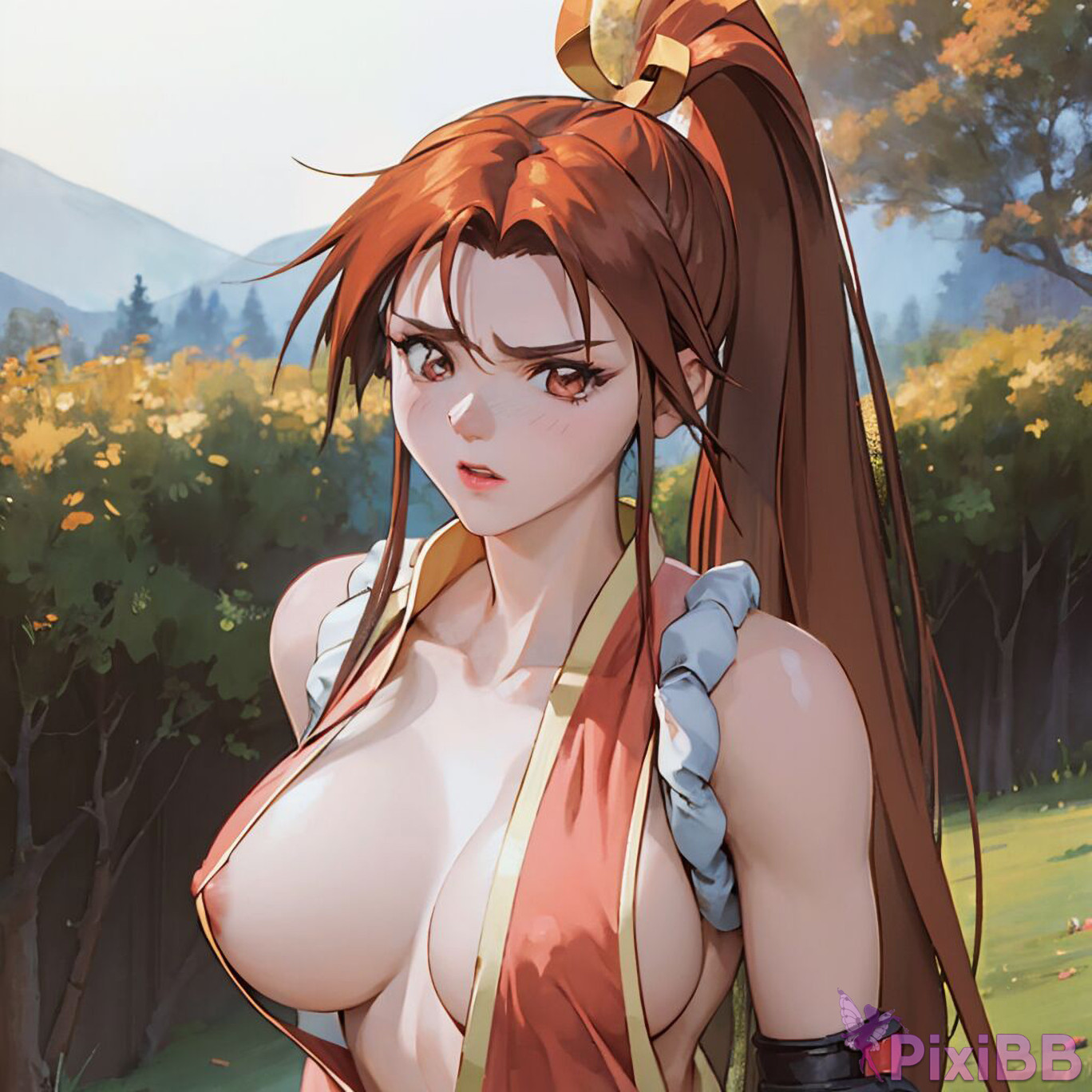 Mai Shiranui Bathing The King of Fighters Sexy Anime Girl PixiBB.COM 0125