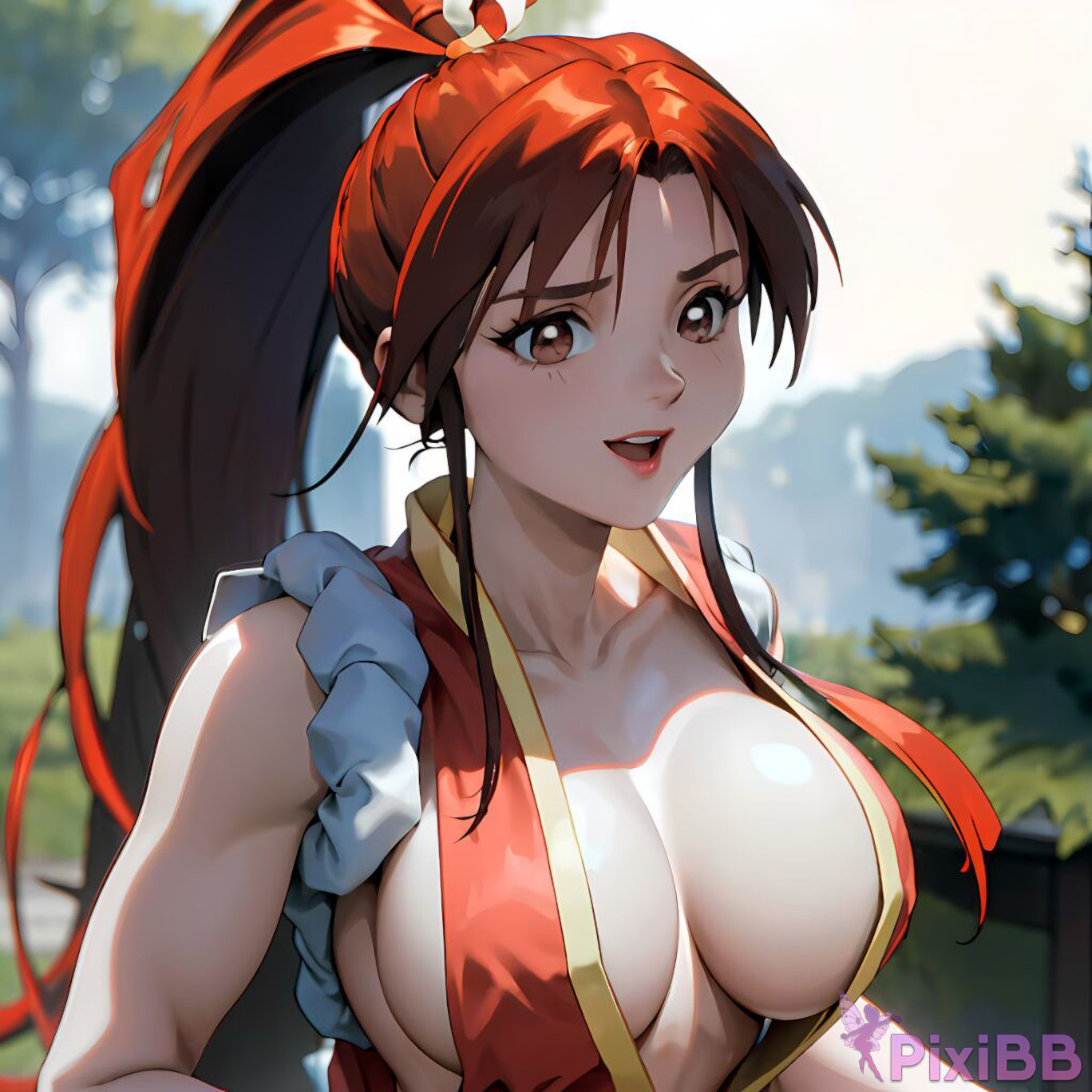 Mai Shiranui Bathing The King of Fighters Sexy Anime Girl PixiBB.COM 081