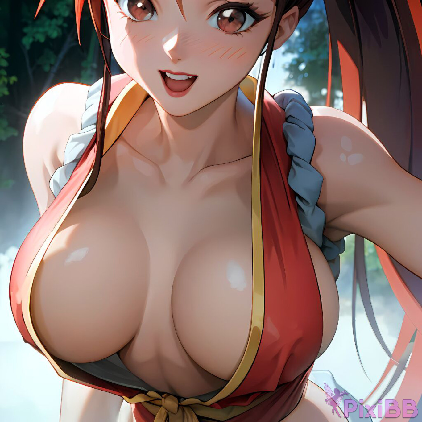 Mai Shiranui Bathing The King of Fighters Sexy Anime Girl PixiBB.COM 083