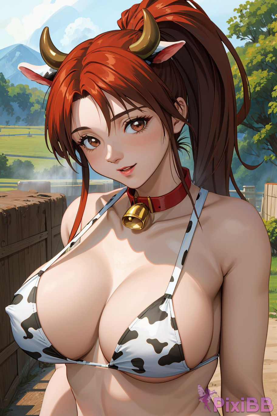 Mai Shiranui Milk Cow The King of Fighters PixiBB.COM 001