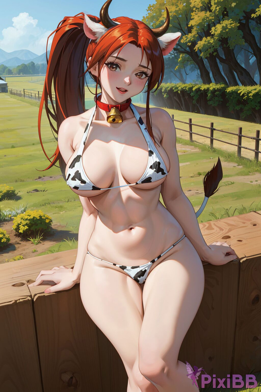 Mai Shiranui Milk Cow The King of Fighters PixiBB.COM 003