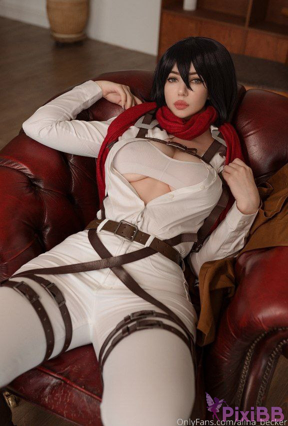 Alina Becker Mikasa Attack on Titan PixiBB.COM 006