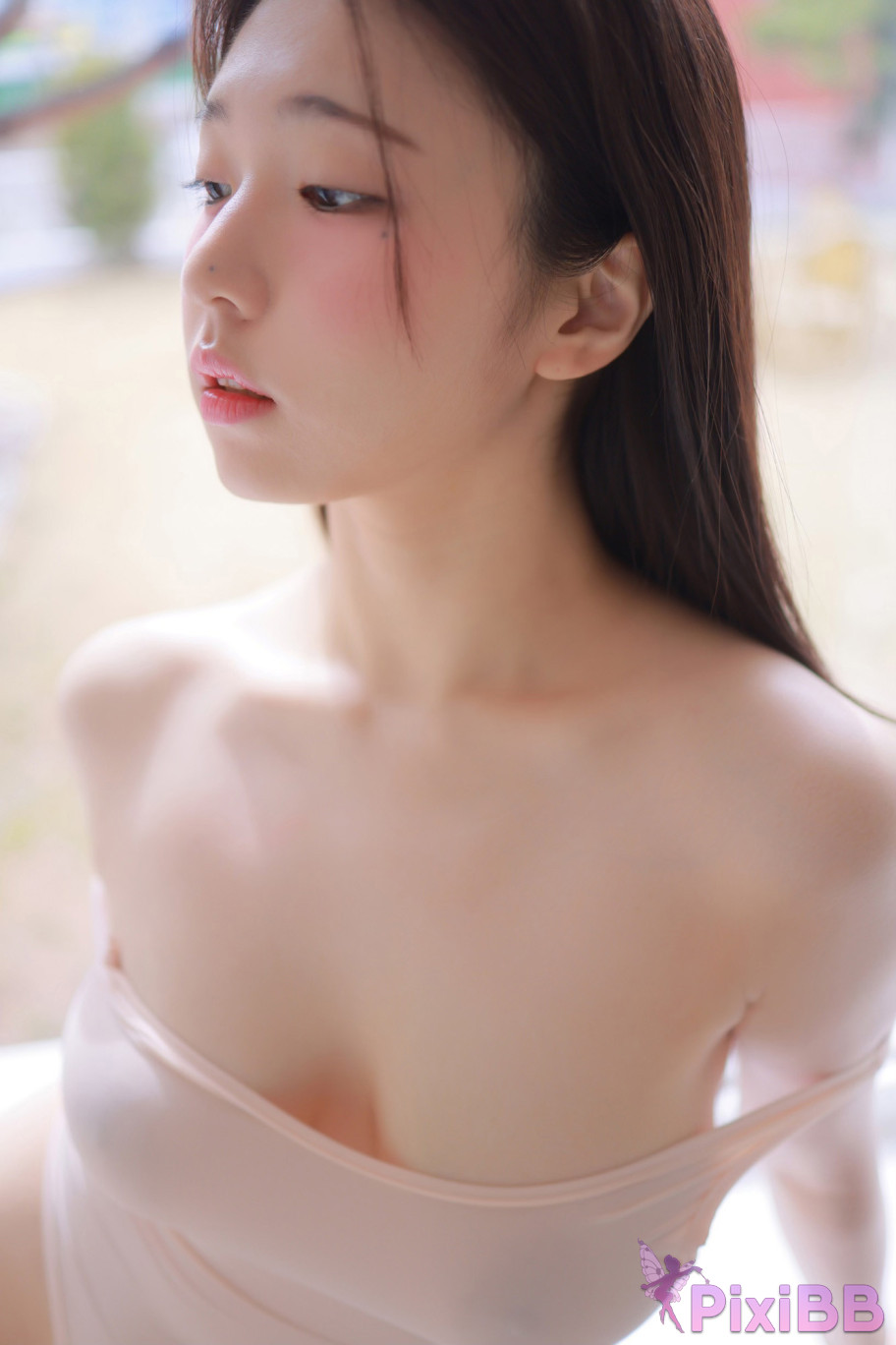 Yeon Woo White Bodysuit PixiBB.COM 077