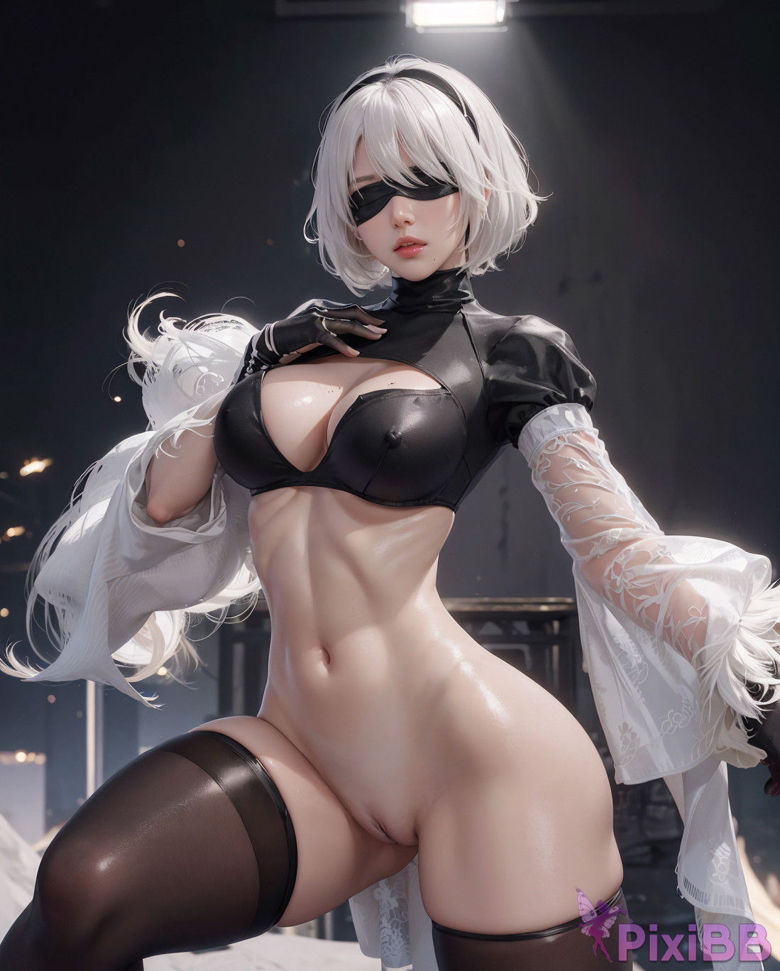 AIWAIFU69   2B NieR Automata PixiBB.COM 005