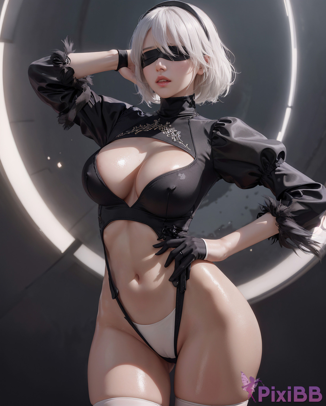 AIWAIFU69   2B NieR Automata PixiBB.COM 006