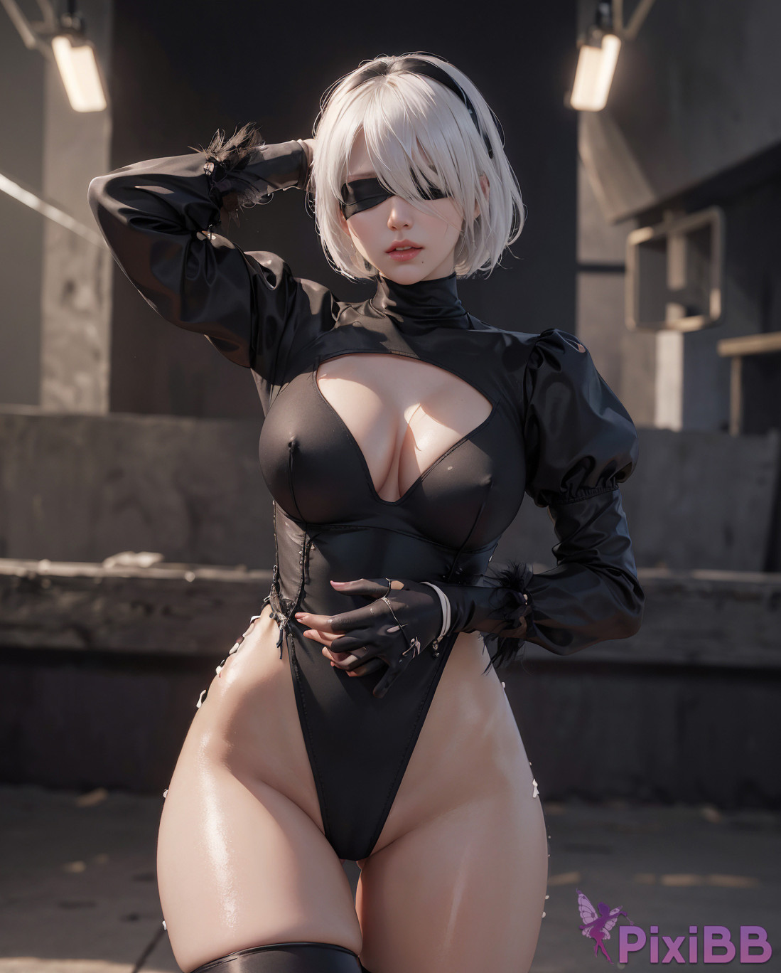 AIWAIFU69   2B NieR Automata PixiBB.COM 007