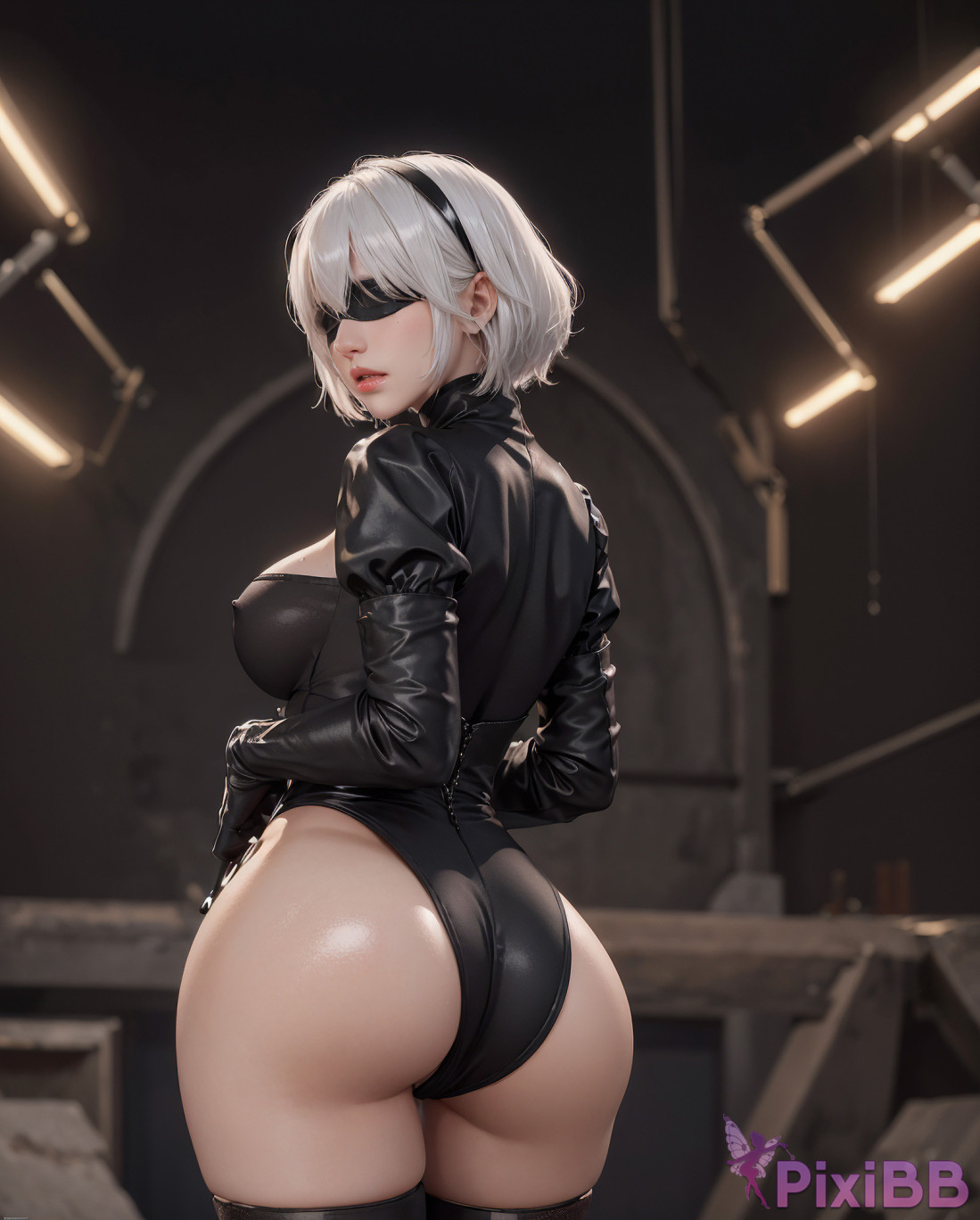 AIWAIFU69   2B NieR Automata PixiBB.COM 008