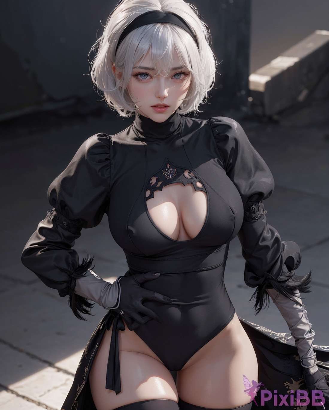 AIWAIFU69   2B NieR Automata PixiBB.COM 012