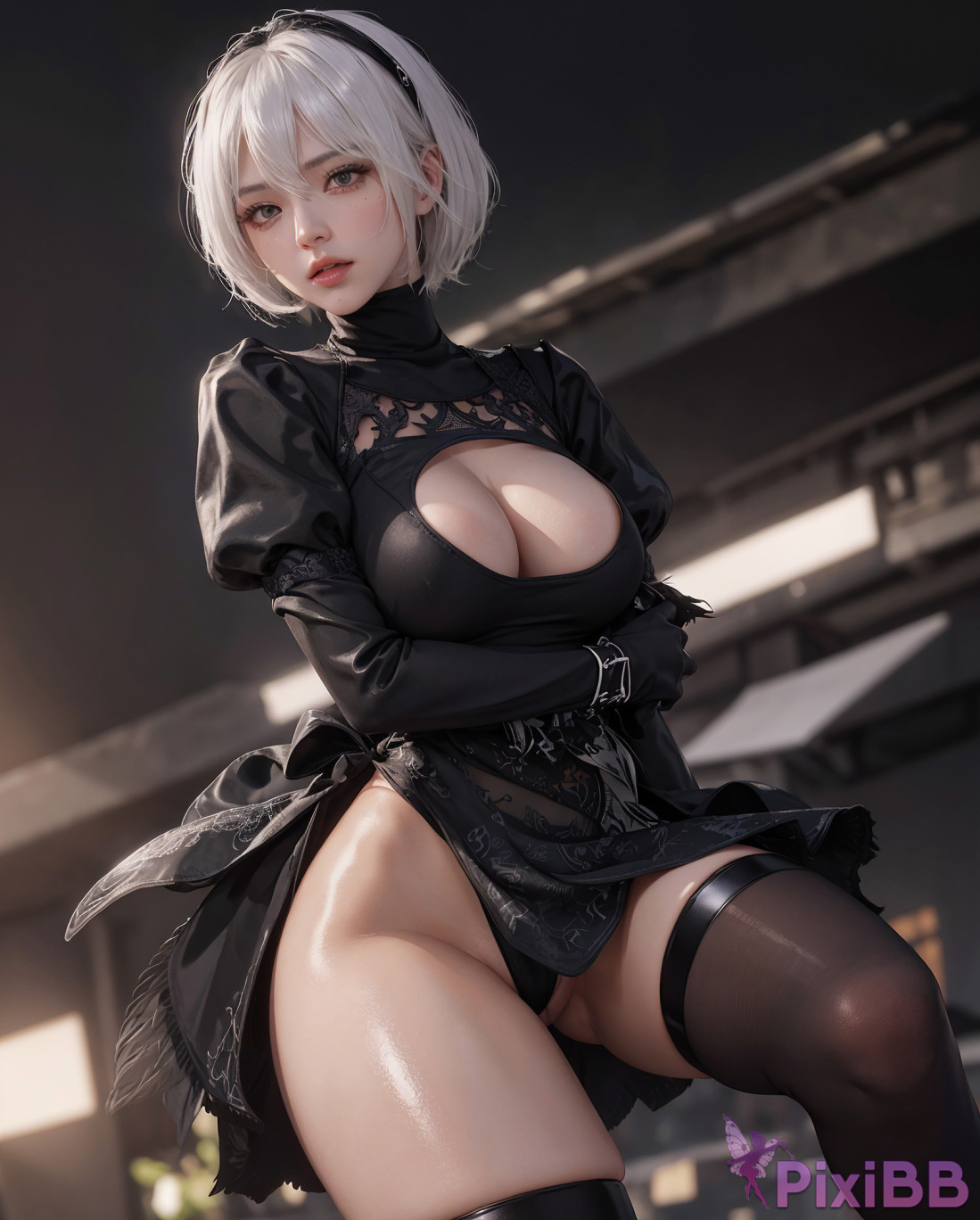 AIWAIFU69   2B NieR Automata PixiBB.COM 015