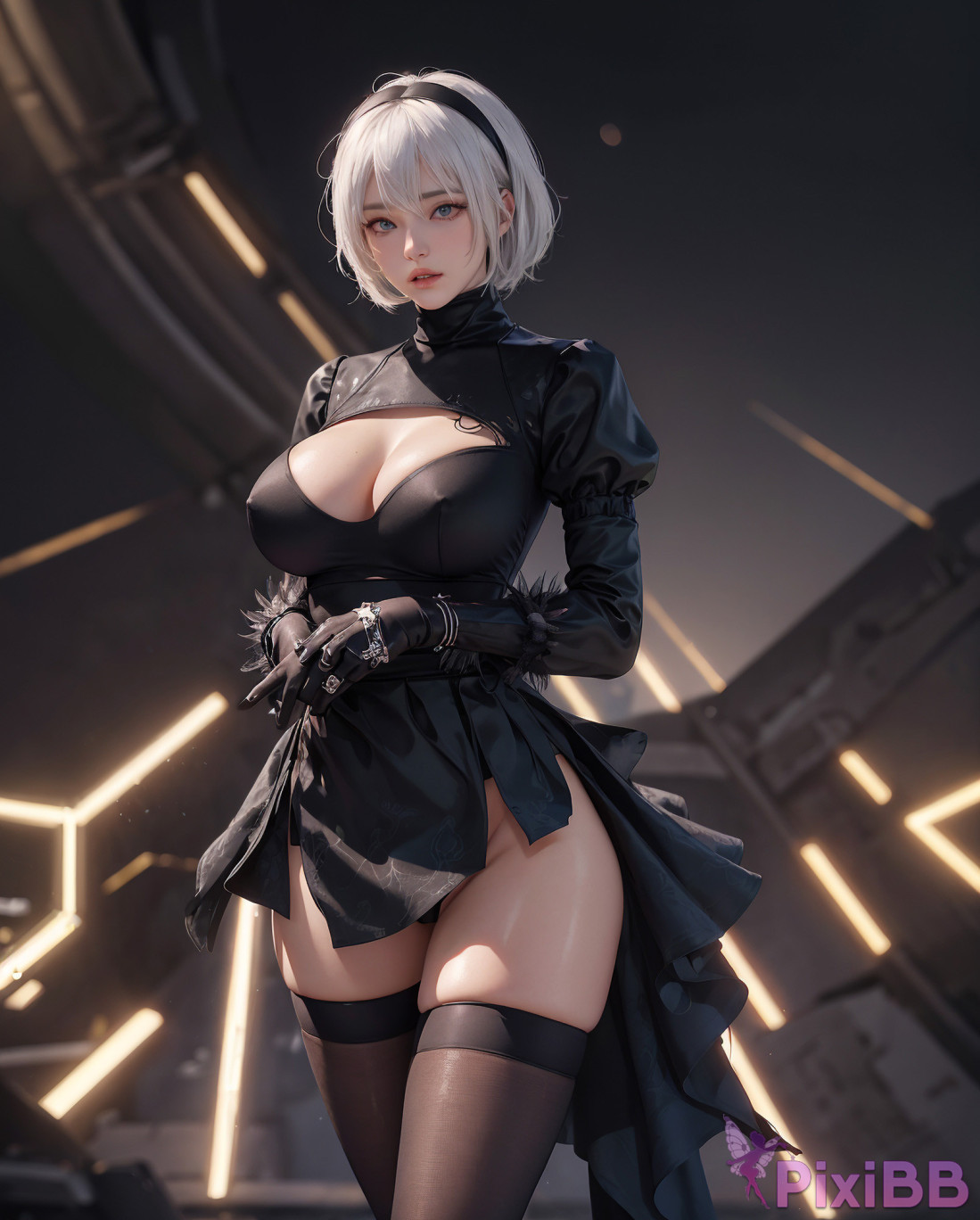 AIWAIFU69   2B NieR Automata PixiBB.COM 019