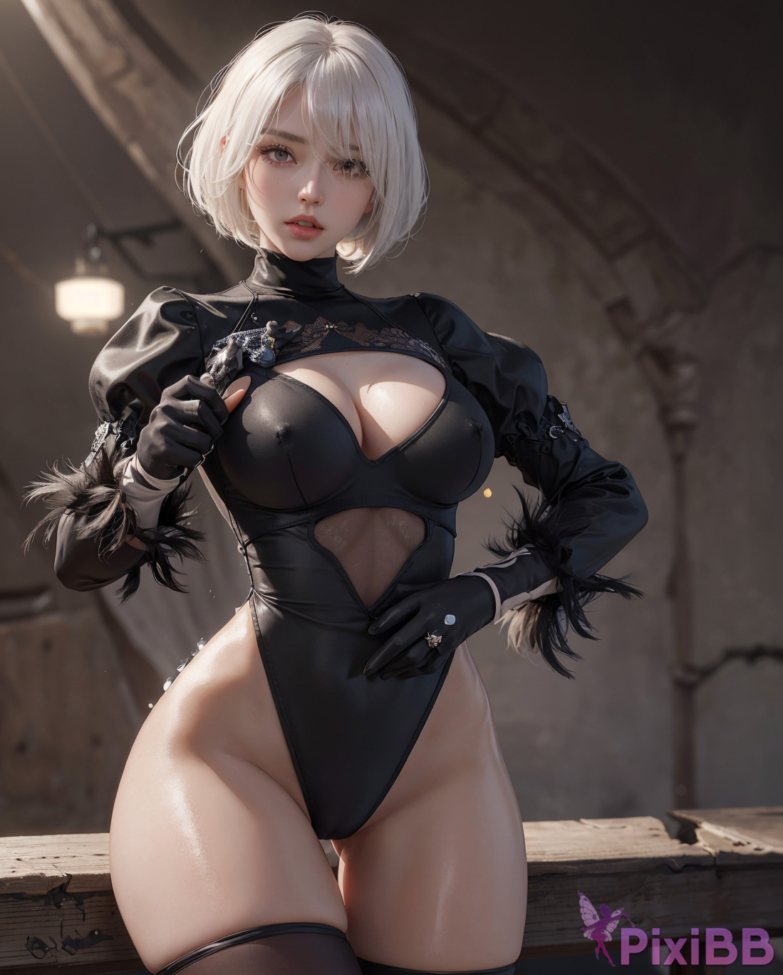 AIWAIFU69   2B NieR Automata PixiBB.COM 021