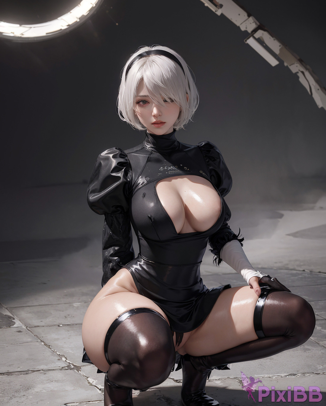 AIWAIFU69   2B NieR Automata PixiBB.COM 026