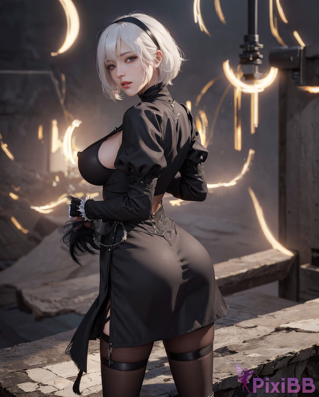 AIWAIFU69   2B NieR Automata PixiBB.COM 028