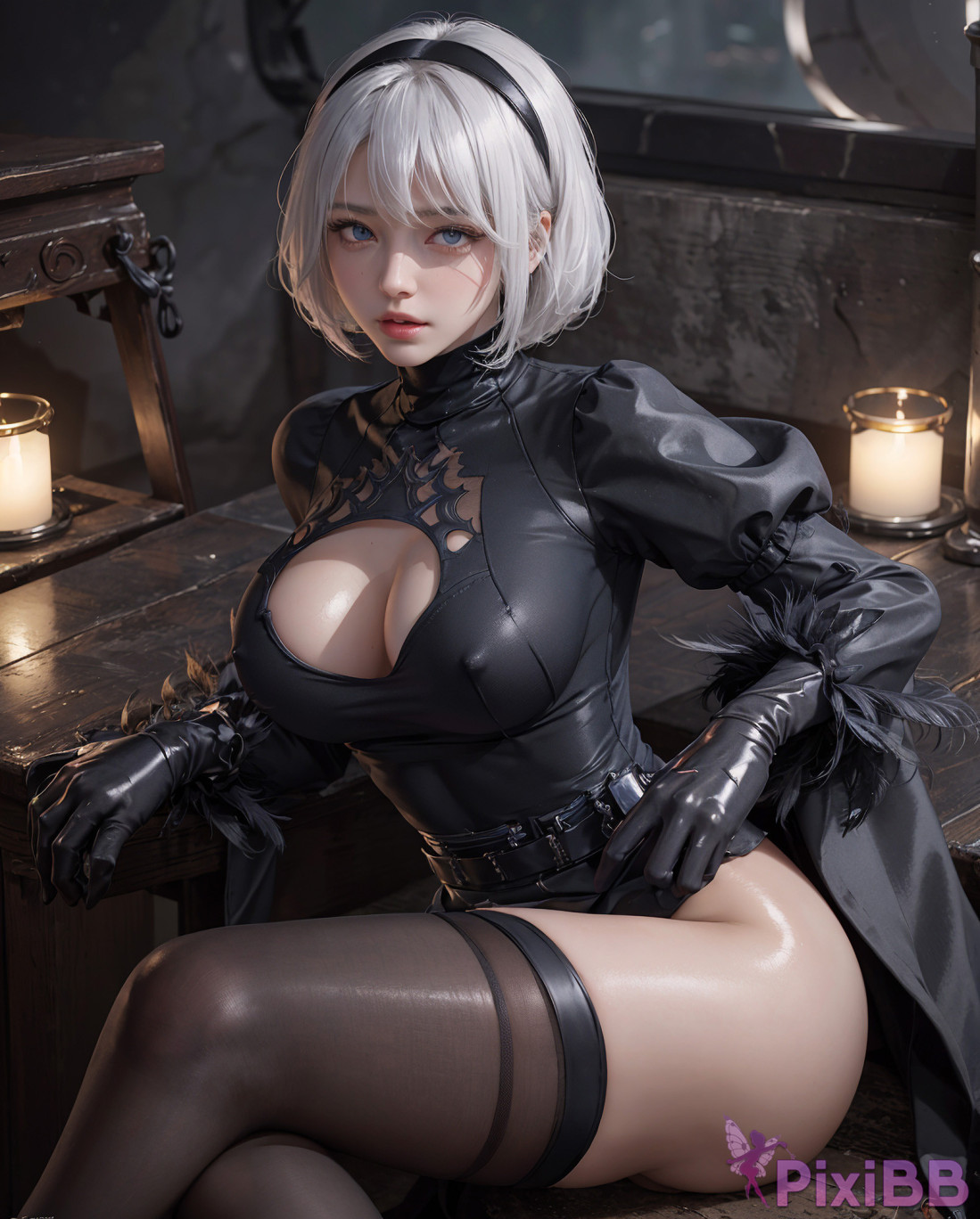 AIWAIFU69   2B NieR Automata PixiBB.COM 031