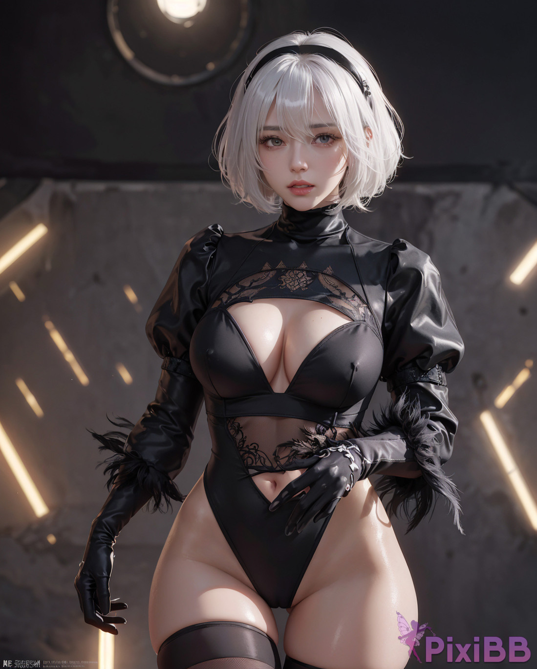 AIWAIFU69   2B NieR Automata PixiBB.COM 032