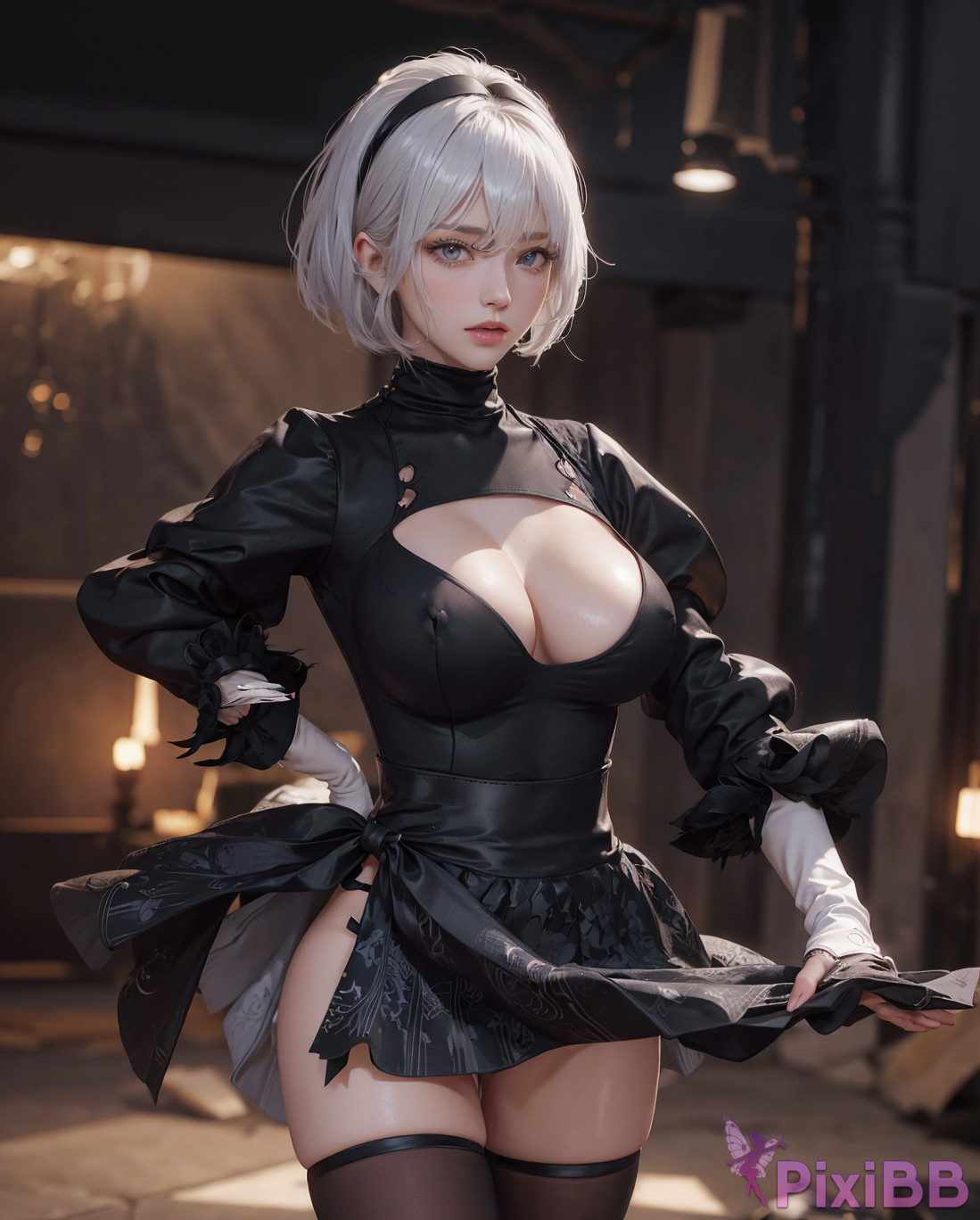 AIWAIFU69   2B NieR Automata PixiBB.COM 036