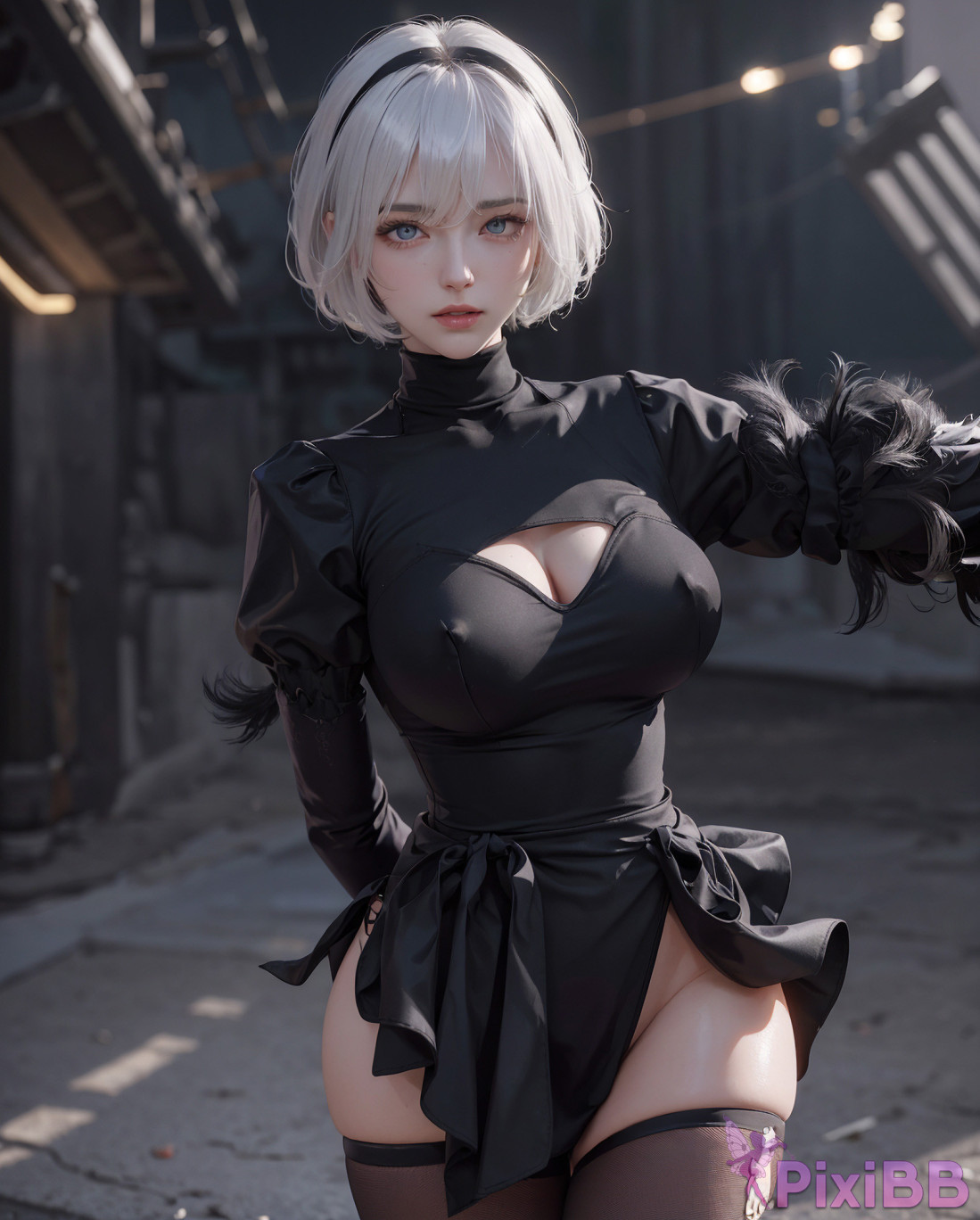 AIWAIFU69   2B NieR Automata PixiBB.COM 037