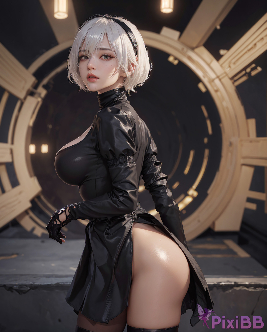 AIWAIFU69   2B NieR Automata PixiBB.COM 040