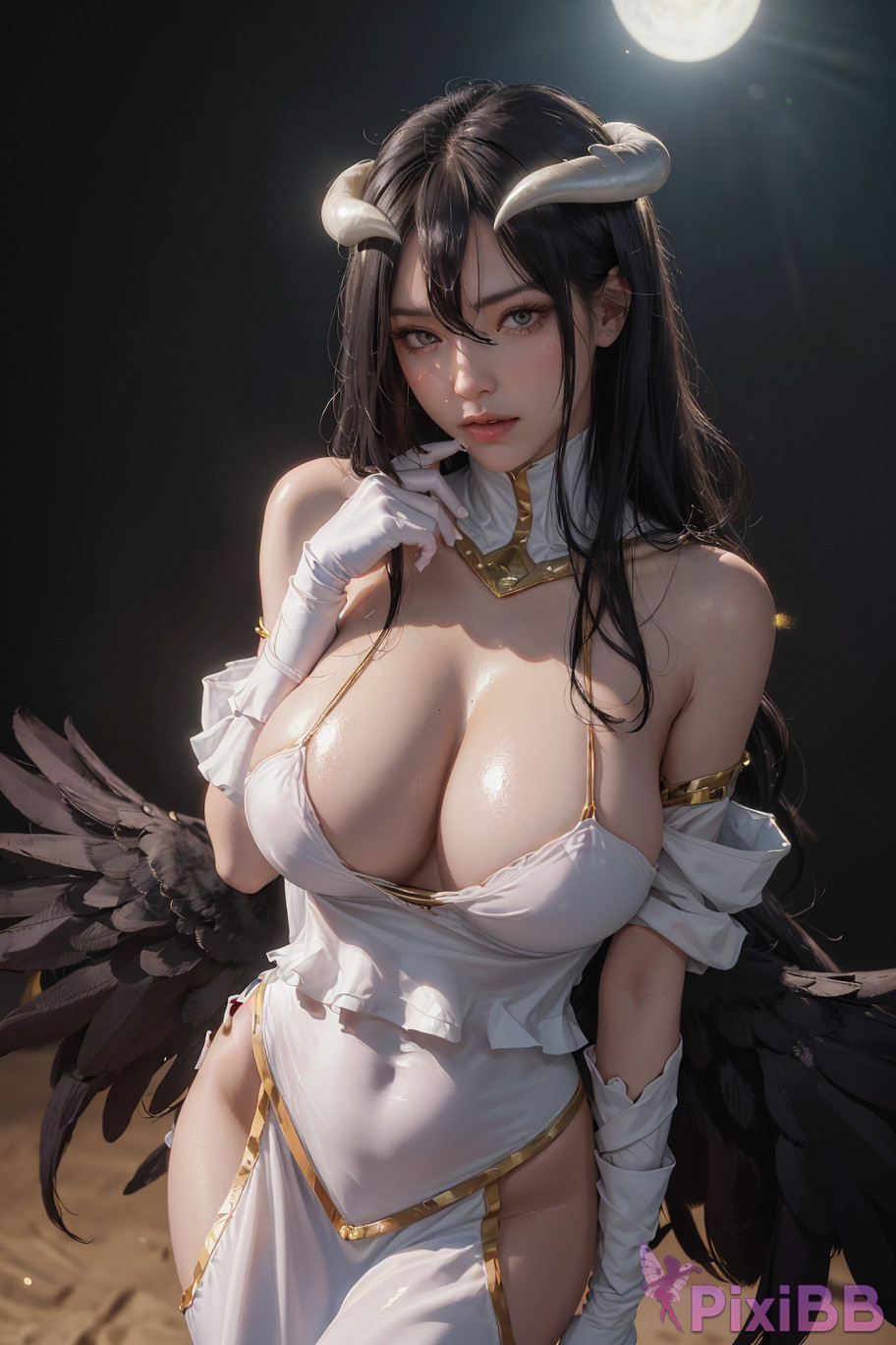 AIWAIFU69 Albedo Overlord PixiBB.COM 004