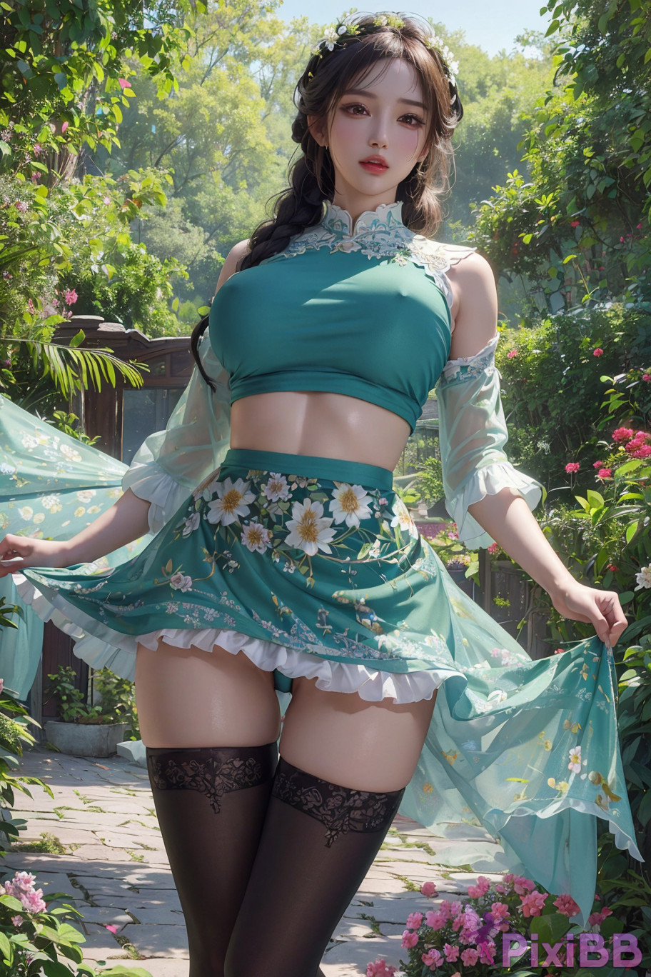 AIWAIFU69 Beautiful Flowers In The Garden PixiBB.COM 018