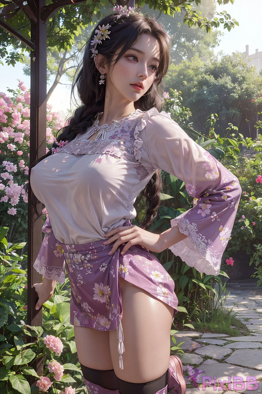 AIWAIFU69 Beautiful Flowers In The Garden PixiBB.COM 023