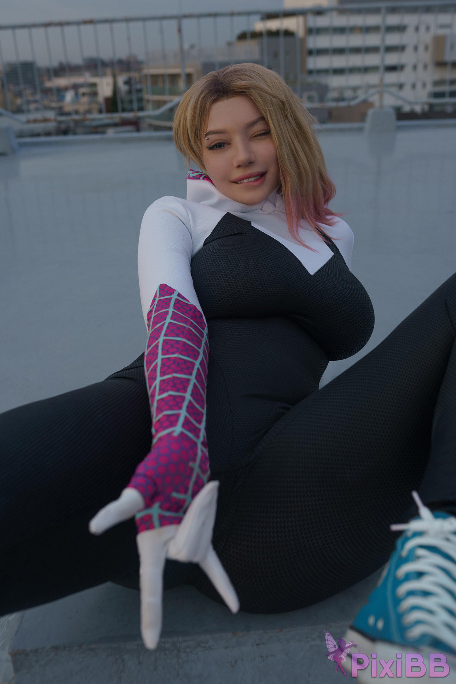 Alina Becker Spider Gwen Spider Man PixiBB.COM 009