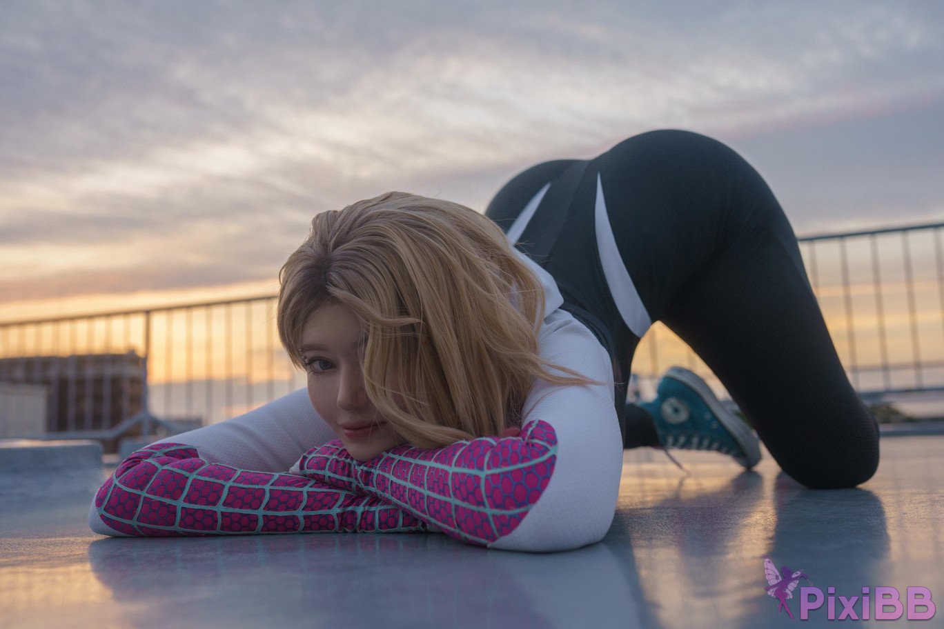 Alina Becker Spider Gwen Spider Man PixiBB.COM 014